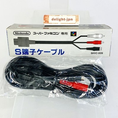 Nintendo Official S Video Cable SHVC-009 Box Super Famicom GC N64 GAMECUBE SNES