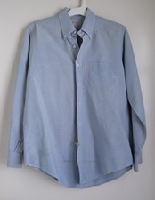 Vintage Gitman Bros Pinpoint Oxford Shirt Mens 16 34 Blue TTX 2x2 Made in USA