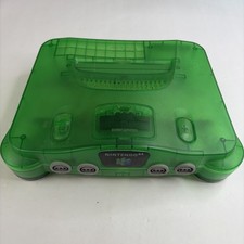 Nintendo 64 N64 Funtastic Jungle Green Console Only OEM US Model jumper Pak