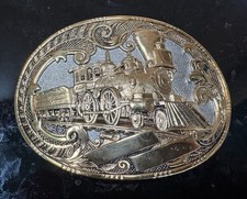 New ADM 24KGP Steam Engine Train buckle 2 3/4” x 3 3/4” for 1 1/2” belt