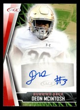 2022 SAGE #A-DM Deon Mcintosh Autographs Red Auto WSU Cougars