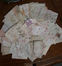 Large Mix Vintage Floral Nature Craft Paper Journals Scrapbooking Art Bundle