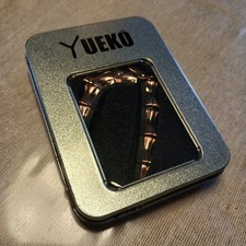 YUEKO Guitar Capo Skull Knob Design Bronze Color in original tin