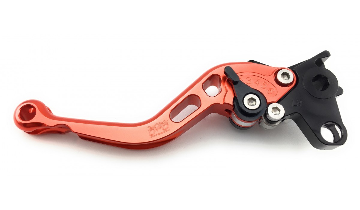 Leviers de commande anodisés orange pour Honda CBR 500 R 2013-2015 - 2