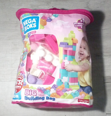 Mega Bloks First Builders Big Building Bag 80 Pieces Per Bag
