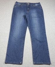 BandolinoBlu Jeans Womens 14 Highrise Straight Leg Denim