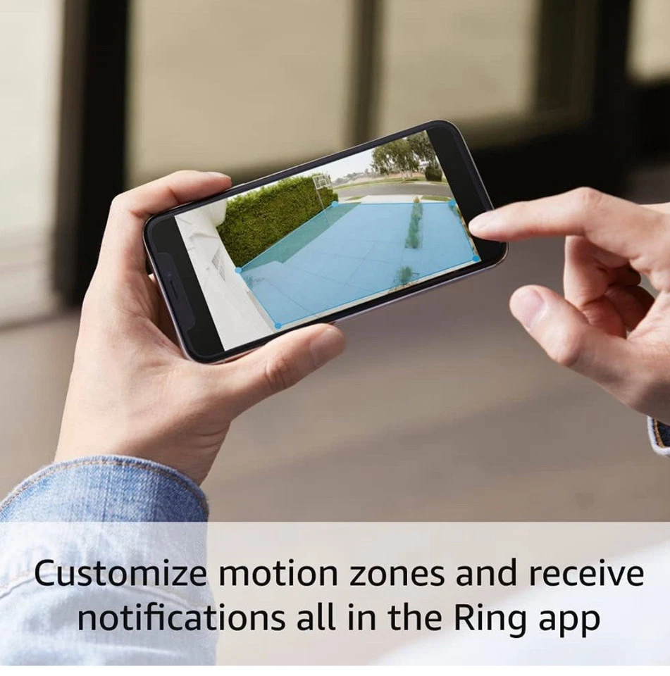 Cámara de videovigilancia Ring Floodlight Cam con cable Plus para exteriores 1080p HD negra Foto 2 de 4