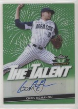 2020 Leaf Valiant The Talent Green Prismatic 82/99 Chris McMahon Auto 4t6