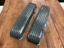 Vintage Pr Cal Custom Finned Aluminum Valve Covers 283 Gardena Small Block Chevy Vintage Pr Cal Custom Finned Aluminum Valve Covers 283 Gardena Small Block Chevy