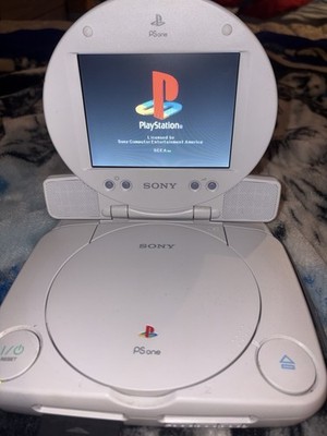 Sony Playstation One Console w/ LCD Screen Bundle *Great Condition*