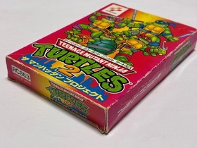 Teenage Mutant Ninja Turtles 2 TMNT Boxed Nintendo Famicom FC Japan import