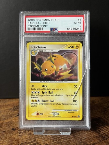 Raichu graded PSA 9 for sale on eBay