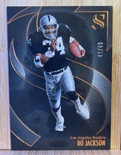 Bo Jackson Bronze /49 2025 Panini Silhouette Raiders Legend SP NM