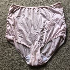 Vintage All Nylon Pink Panties Radcliffe size 6 Lingerie RN 19800 Panty Sheer