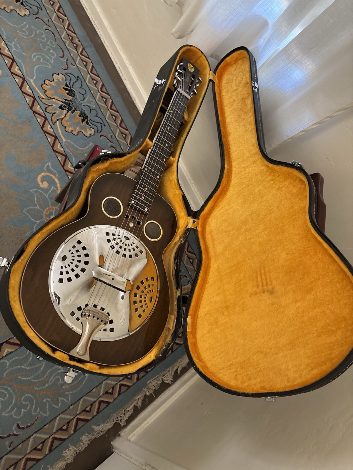 Rare DB Original Dobro Squareneck Resonator Guitar Vintage w /  Original Case 60??s