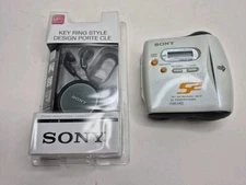 Vintage Sony MZ-S1 Net MD MiniDisc Sports Recording Walkman Working + Earphones