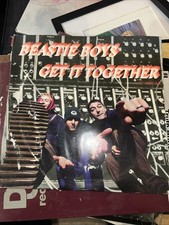 12" BEASTIE BOYS Get It Together, Sabotage Captiol TOWER RECORDS STICKER