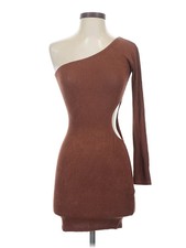 PrettyLittleThing Women Brown Cocktail Dress 4