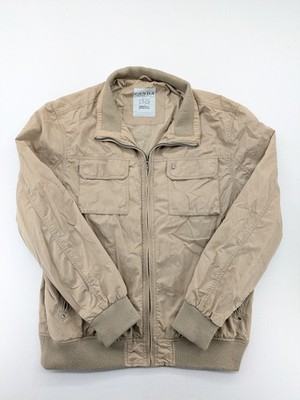 Canda Herren Jacke Übergangsjacke 60 Beige Bomberjacke Blouson Full Zip