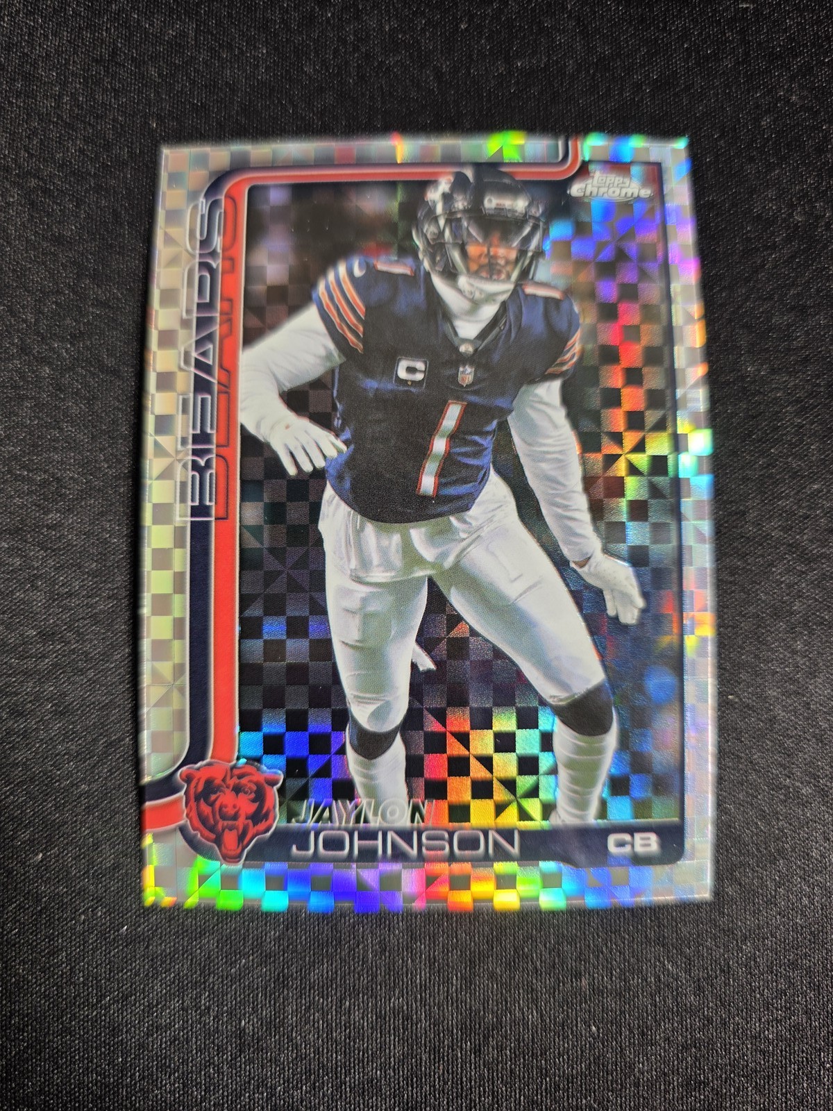 2025 Topps Chrome Topps Jaylon Johnson #57 X-Fractor Bears