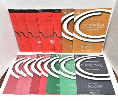 Lot of 15 Doreen Rao's Choral Music Experience Sheet Music David Brunner