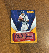 Charlie Joiner 2020 Panini Signature Red Auto SS-CHJ Grambling Chargers /199 HOF