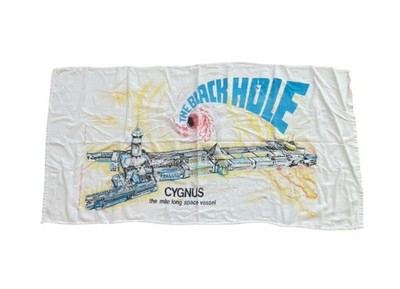 VTG Beach Towel The Black Hole Disney USA Cygnus Mile Long Space Vessel