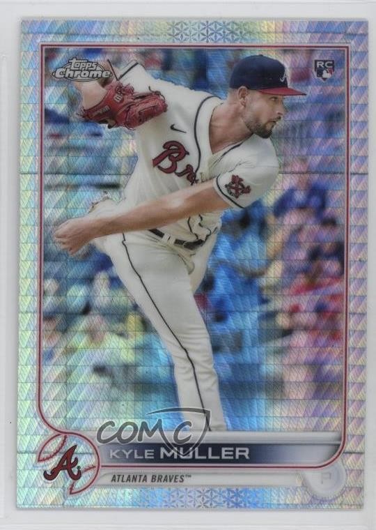 2022 Topps Chrome Prism Refractor Kyle Muller #70 1h2h