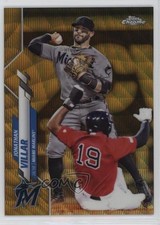 2020 Topps Chrome Gold Wave Refractor 24/50 Jonathan Villar #75 1e9z
