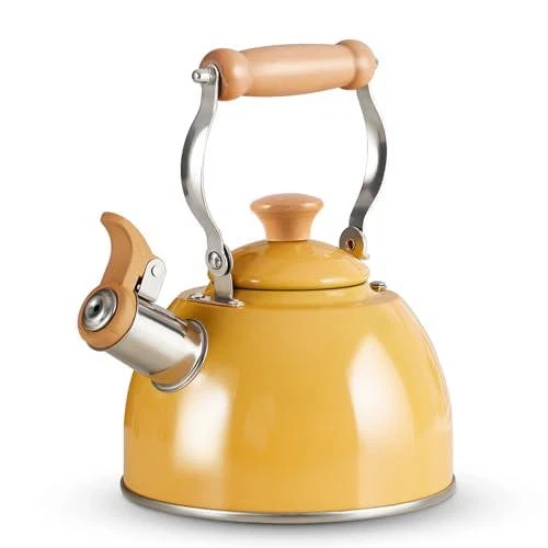 ROCKURWOK Tea Kettle Stovetop Whistling Teapot - Thumbnail 5