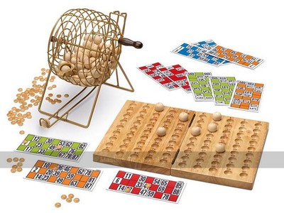 Home Bingo Deluxe (90 Kugeln, Holzkomponenten) (UK)