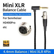 3.5mm / 4.4mm Balanced Audio Cable For Sennheiser HD 490 PRO  Pro Plus 16cores