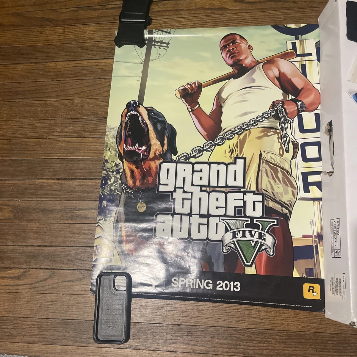 【ゲームショウ限定配布】 グランド・セフト・オート5 オリジナル両面ポスター gta 5 poster | eBay