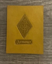 Armour Tech IIT Illinois University College Tobacco Leather Premium 1910's