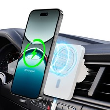Wireless Car Charger Mount Magnetic Holder For iPhone 12 13 14 15 16 17 MagSafe
