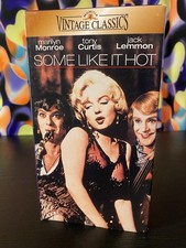 Some Like It Hot 1984 VHS Marilyn Monroe, Tony Curtis, MGM