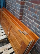 Solid Wood Internal Panel Doors x7 – Varnished – With Hinges