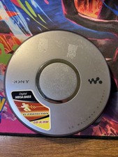 Vintage Sony Walkman D-EJ011 Portable CD Player Silver G-Protection TESTED/WORKS
