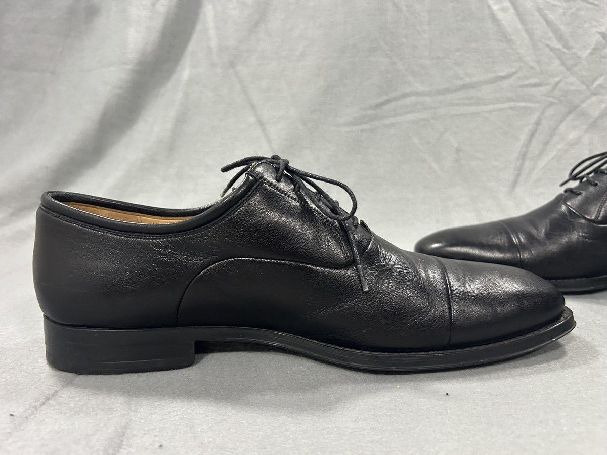 Magnanni Mens Shoes Oxford Black Leather Cap Toe Size 9 Wide 15959 Made In Spain Omega Men main image 2