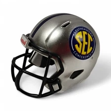 NCAA SEC Riddell Mini College Football Helmet Pocket Size 2" Silver