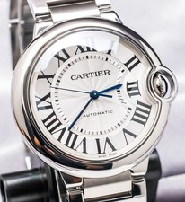 Cartier Ballon Bleu 36mm Automatic Steel Bracelet Roman Numerals W6920046 6