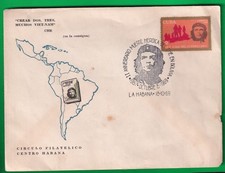 Envelope w/ cancellation for the 2nd anniversary of Che Guevara´s death, 1969