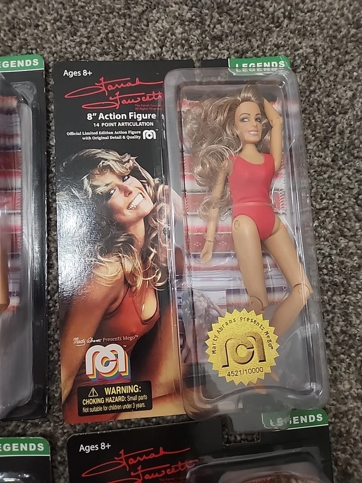 Figura de acción 8x FARRAH FAWCETT 8 pulgadas Mego (2018) Charlie's Angels serie # Foto 3 de 4