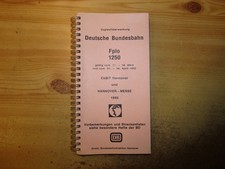 DB Deutsche Bundesbahn Fplo 1250 CeBIT Messe BD Hannover 1992 Buchfahrplan