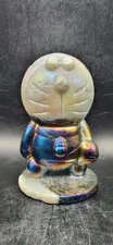 Aura quartz astronaut! 14 ounces, 4 inches tall