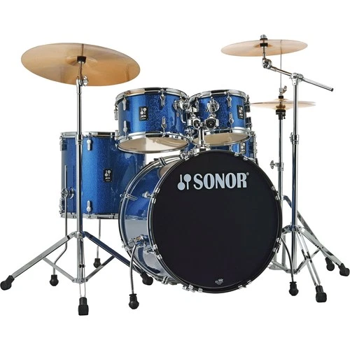 Schlagzeug Sonor AQX 22" Blue Ocean Sparkle Stage Set Drum Set Drumset NEU