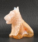 Boyd's Crystal Art Glass DUKE the SCOTTIE DOG #25 BRONZE SLAG 11-18-05 SIGNED — photo 2