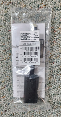 Lot of 7 Dell SA224-BK USB-C to 2.5GBPS Ethernet Adapter NEW IN PACKAGE