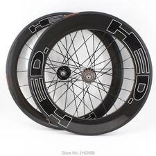 700C Anteriore 60mm Posteriore 88mm Ingranaggio Fisso Bicicletta Carbonio Ruote Clincher Tubolare