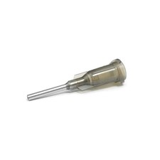 20 Pack - 16 Ga 1/2 Inch Blunt Tip Dispensing Needle with Luer Lock,Gray
